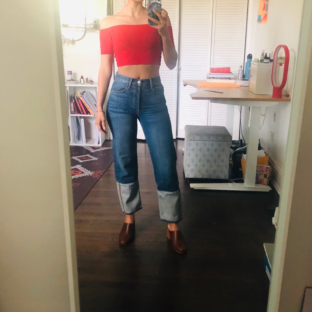 High-Waisted FRAME denim Le Original